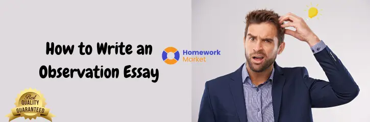 How to Write an Observation Essay