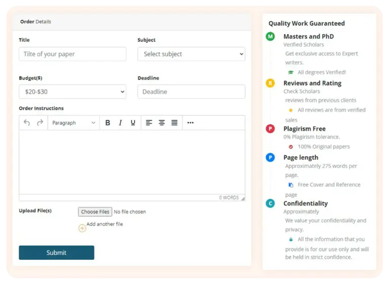 submit your essay paper